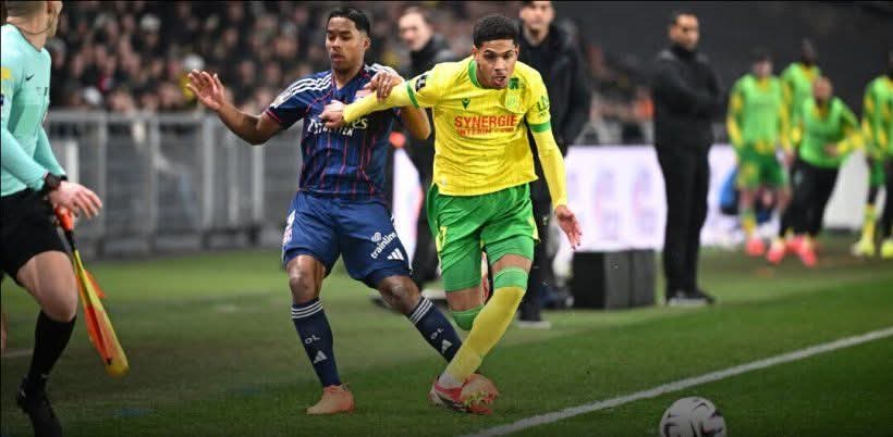طرد أندريك يوقف انطلاقته القوية مع ليون أمام نانت في الدوري الفرنسي
