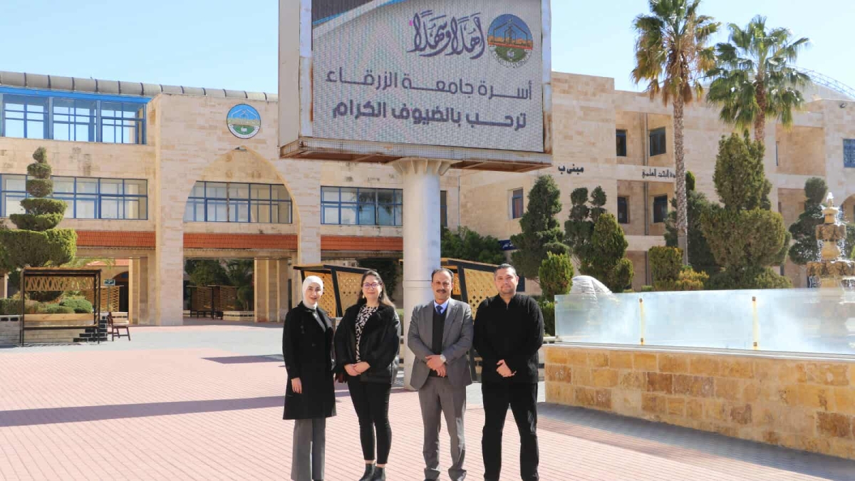 جامعة الزرقاء تستقبل وفدًا من المجلس الأعلى الفرنسي لتقييم البحث والتعليم العالي