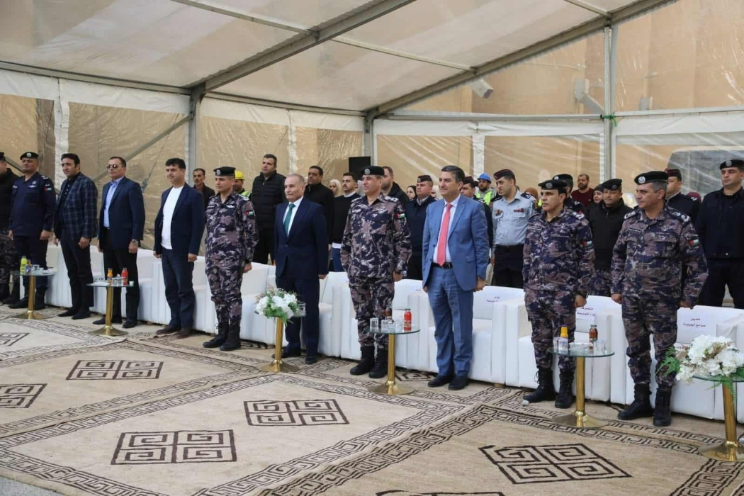 تنفيذ تمرين سما عمون 1 على مبنى الشركة العامة الأردنية للصوامع والتموين في الجويدة...صور