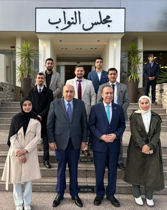 مشاركة مجلس طلبة جامعة جرش في الجلسة التشريعية بمجلس النواب