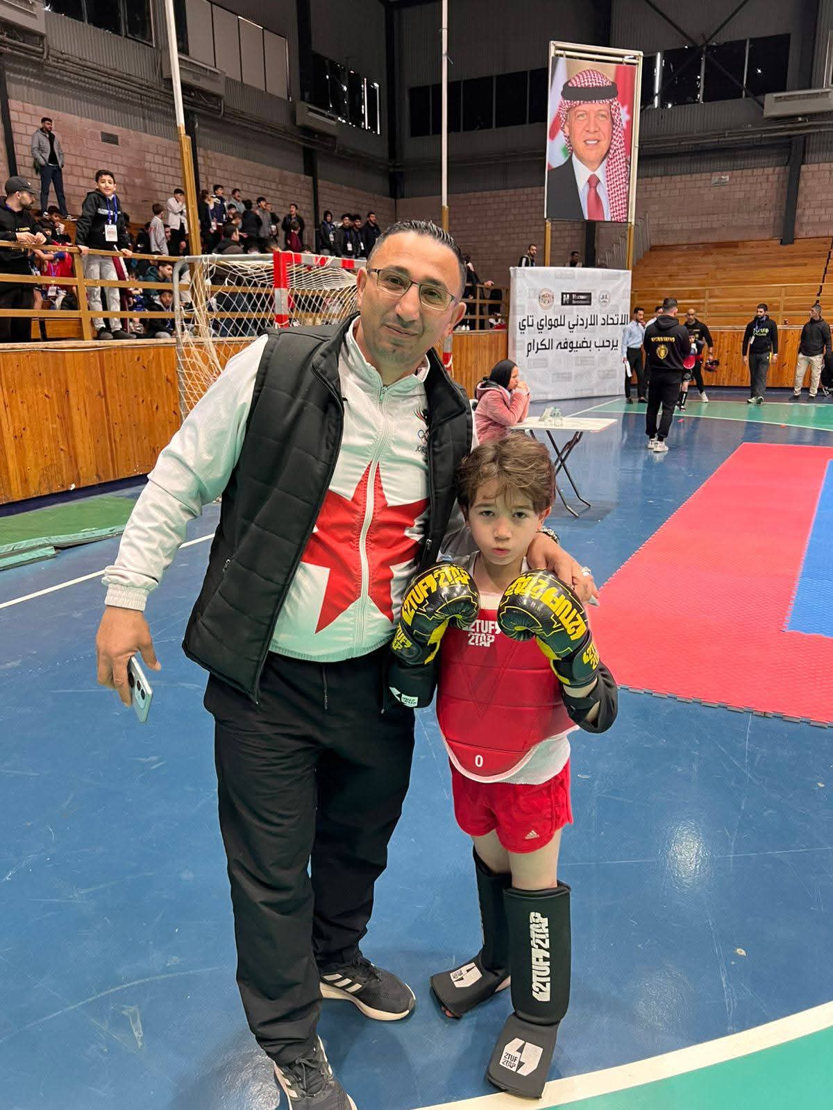 ذيب محمود المراعبة يحصد ذهبية بطولة المملكة للمواي تاي للعام الثالث على التوالي