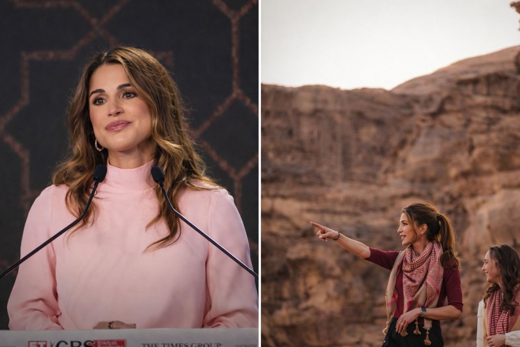 ابو عبده تكتب :الملكة رانيا العبدالله بين الهند ووادي رم… هل يسبق التأملُ التقدّم؟