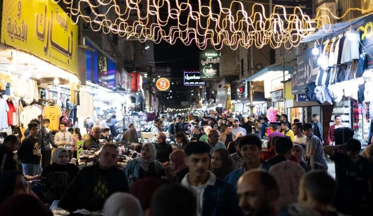 ارتفاع وتيرة التسوق في إربد قبيل رمضان