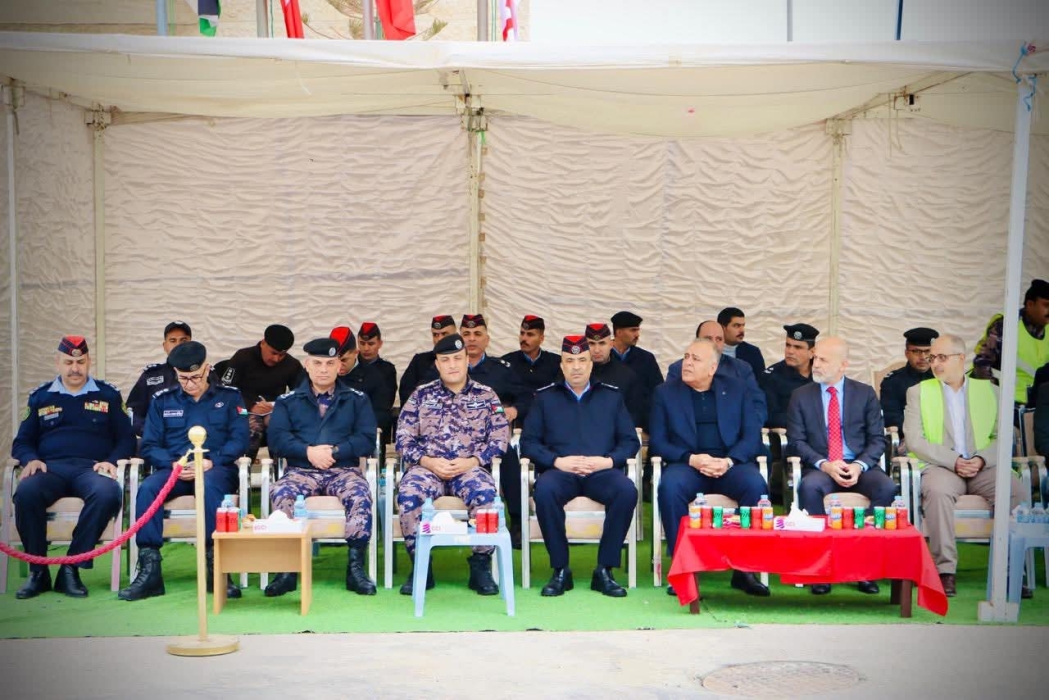 الجبور يرعى تمريناً وهمياً للدفاع المدني في مصنع كوكاكولا بمادبا..صور