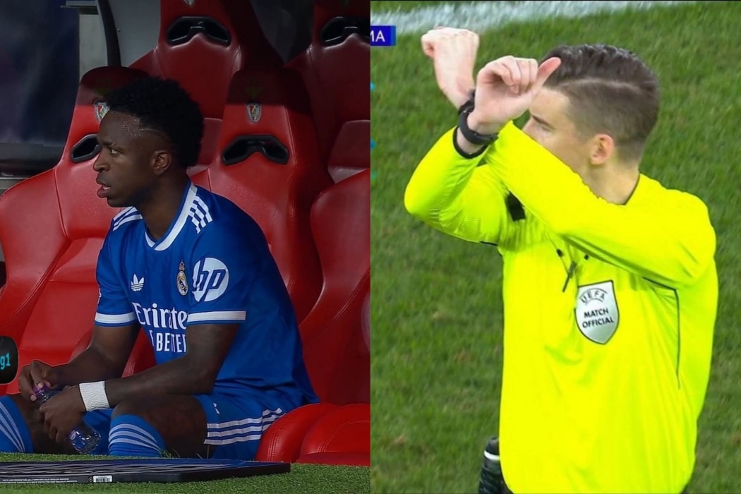 إيقاف مباراة بعد هتافات عنصرية من جماهير بنفيكا ضد فينيسيوس جونيور