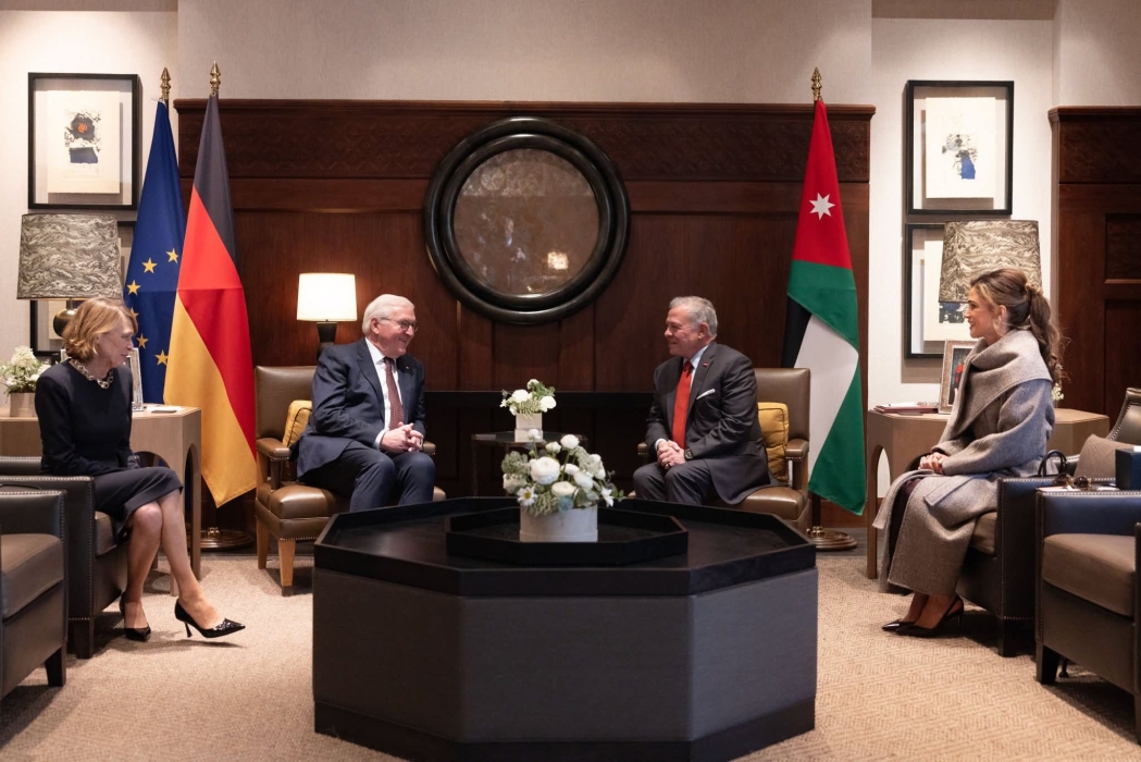 الملك والرئيس الألماني يبحثان في عمان سبل توطيد التعاون ومستجدات المنطقة...صور