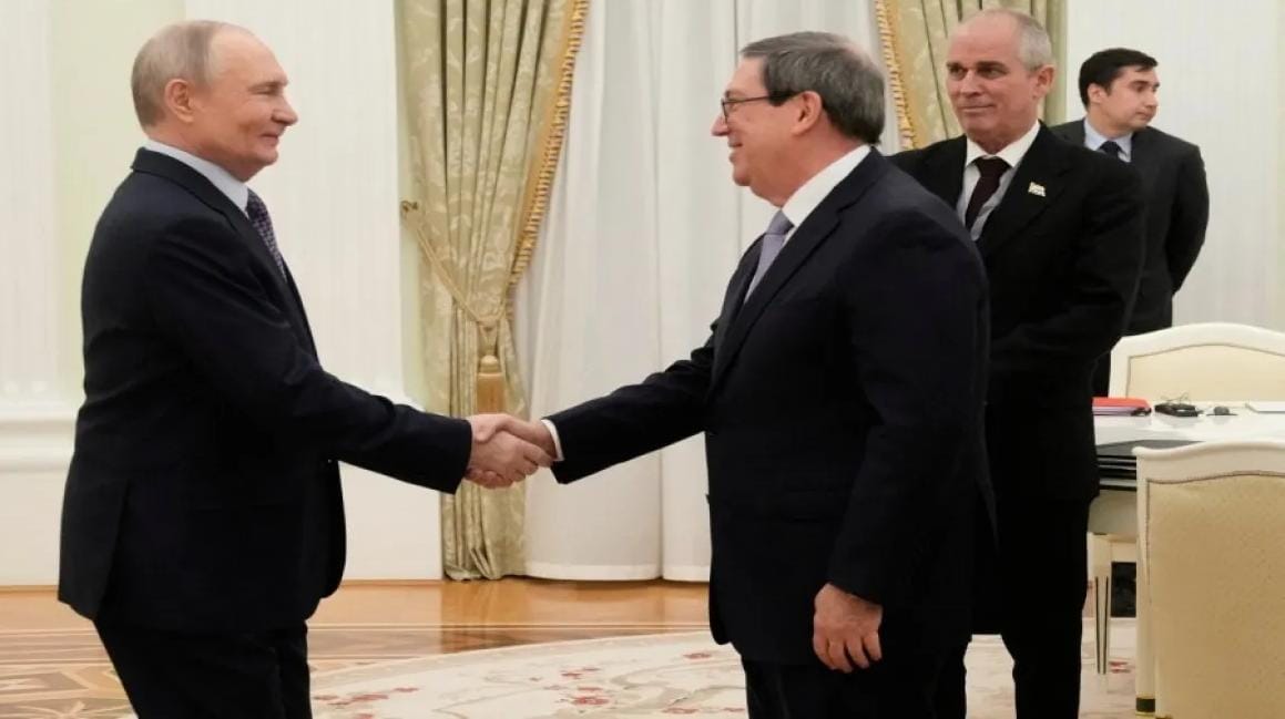 بوتين يلتقي وزير الخارجية الكوبي في موسكو