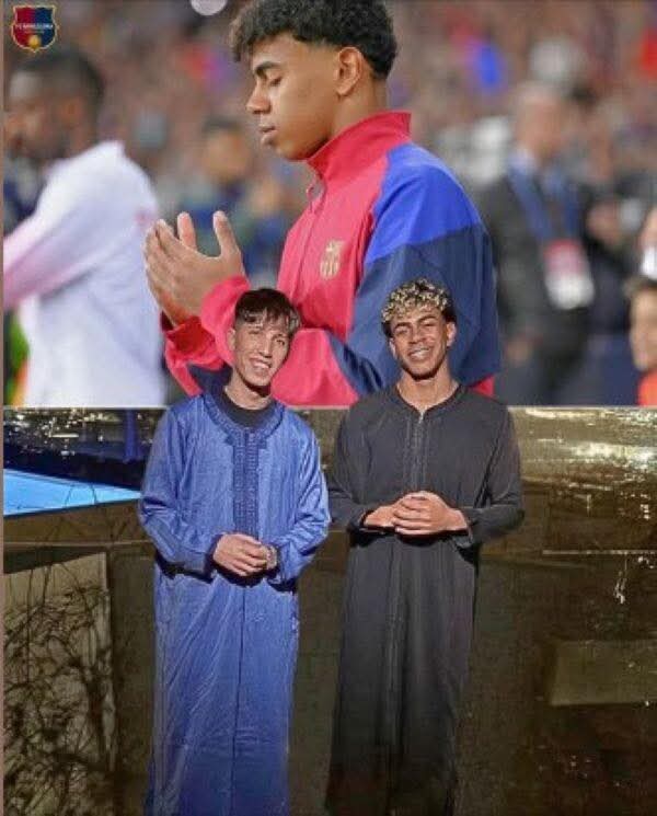 يامال يرتدي الزي المغربي ويستعد لمواجهة ليفانتي خلال الصيام