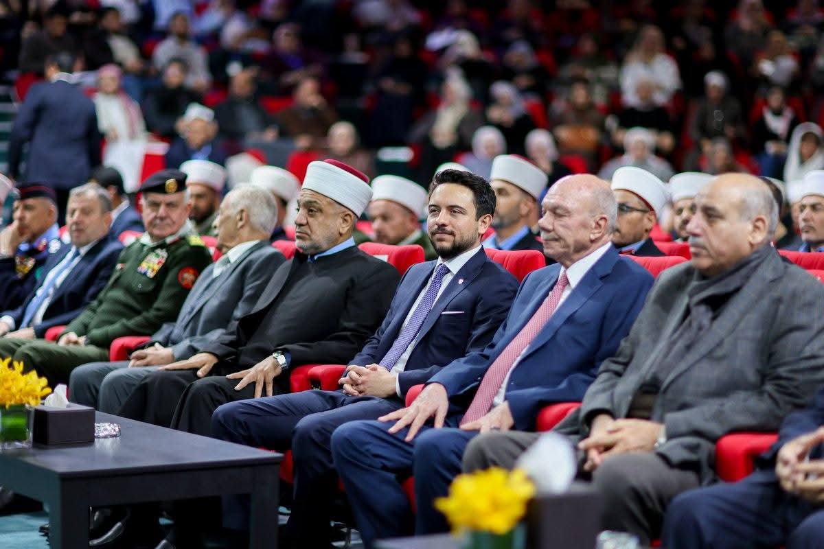 مندوبا عن الملك.. ولي العهد يرعى انطلاق المجالس العلمية الهاشمية...صور