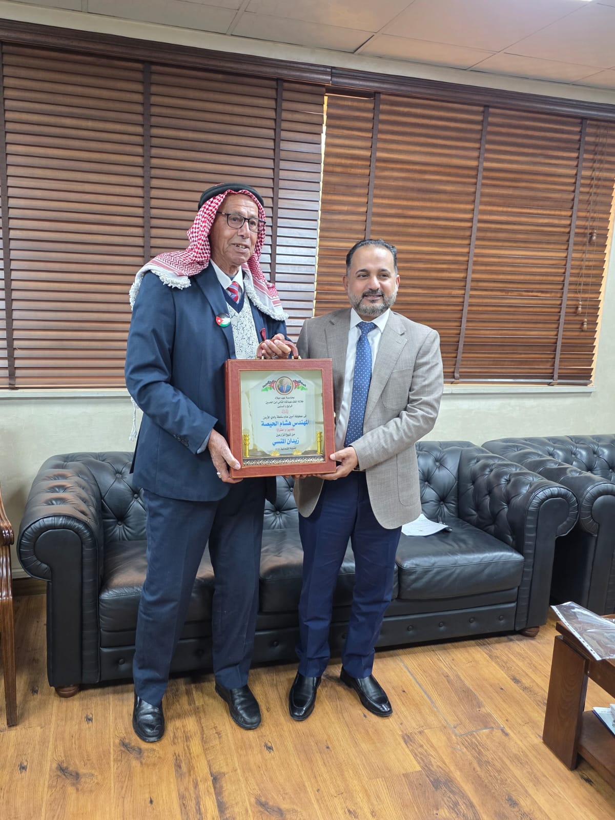 شيخ المزارعين يكرم الحيصة في الأغوار الشمالية