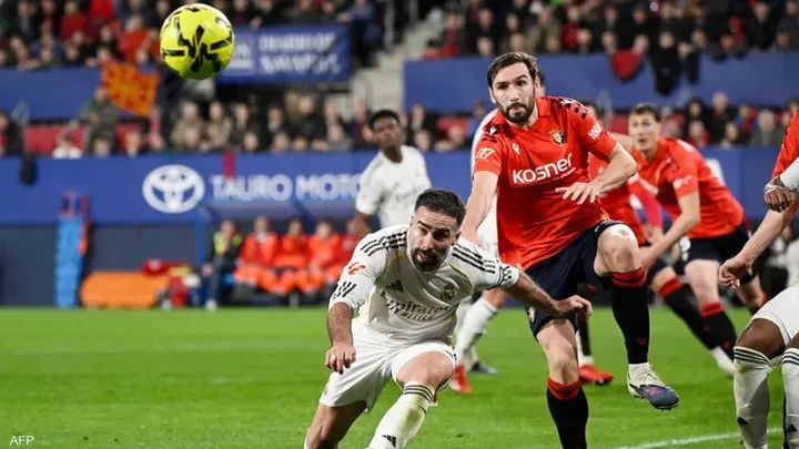 أوساسونا يُسقط ريال مدريد ويهدي برشلونة فرصة استعادة الصدارة