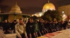 40 ألف مصل يؤدون صلاتي العشاء والتراويح في المسجد الأقصى