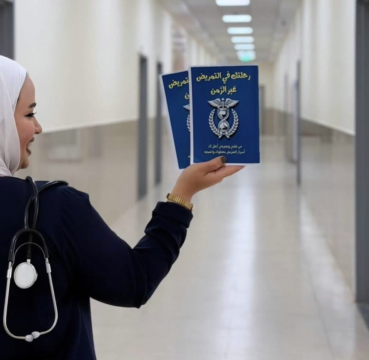 الكاتبة روان أبو العدوس تبارك لصديقتها ميس اليوسف إصدار كتابها الجديد