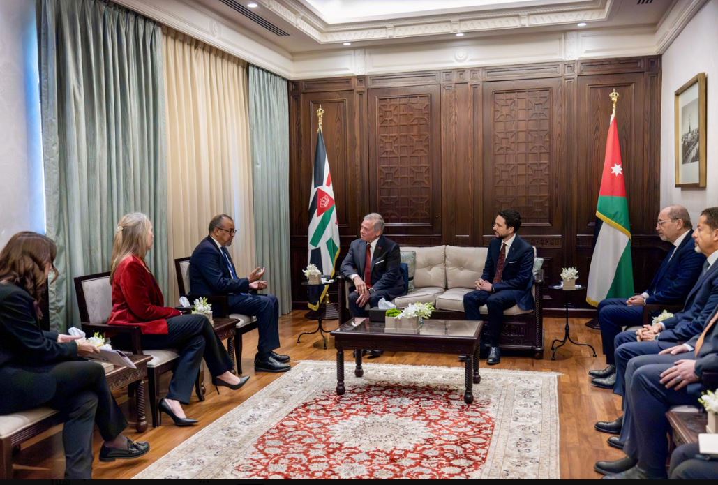 الملك يستقبل مدير عام منظمة الصحة العالمية