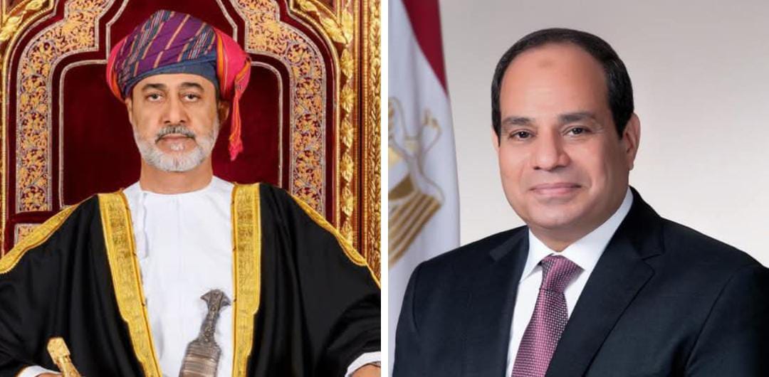 الرئيس المصري وسلطان عمان يبحثان هاتفيا تطورات التصعيد العسكري بالمنطقة