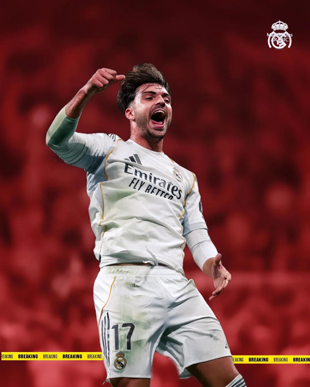 ريال مدريد يعلن إصابة راؤول أسينسيو بشد عضلي في الرقبة