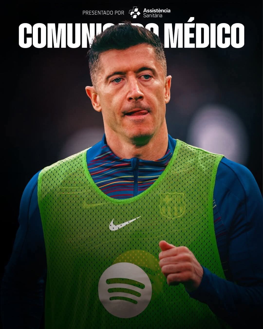 رسمياً: ليفاندوفسكي يغيب عن المواجهة الحاسمة