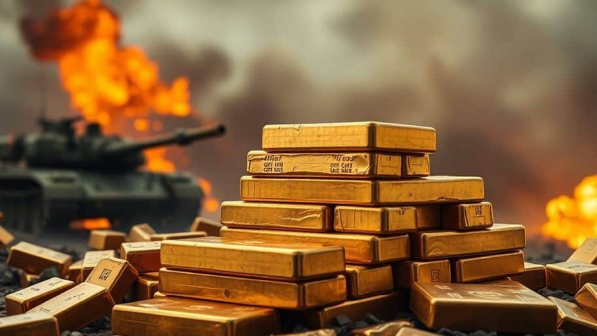 أسعار الذهب تتراجع أمام سطوة الدولار مع اشتعال نيران حرب هرمز