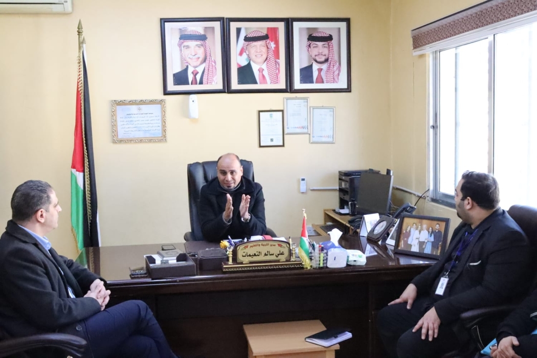 النعيمات يستقبل لجنة الامراض السارية لبحث التوعية  الصحية في المدارس