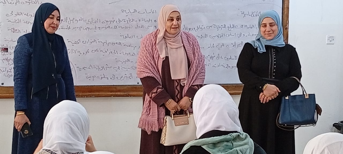 المصري تتفقد سير العملية التعليمية في مدرسة عنبة الأساسية للبنات