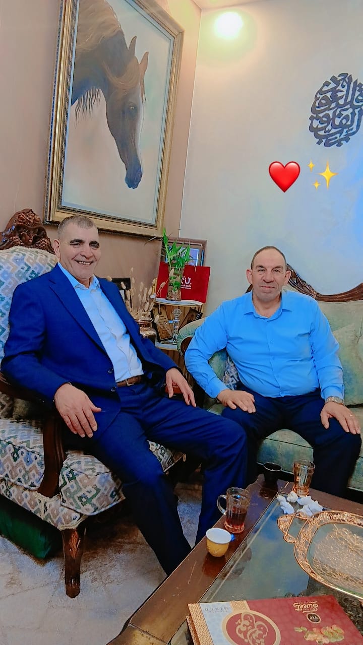 مرزوق أمين الخوالدة يهنئ المهندس متعب فارس الخوالدة بعيد ميلاده