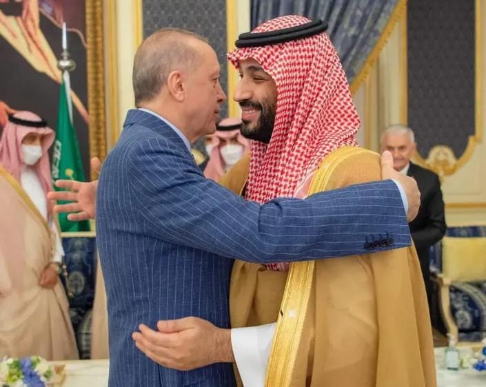 إعلان للرئاسة التركية عقب مباحثات لـ‘‘أردوغان’’ مع ولي العهد السعودي ‘‘محمد بن سلمان’’