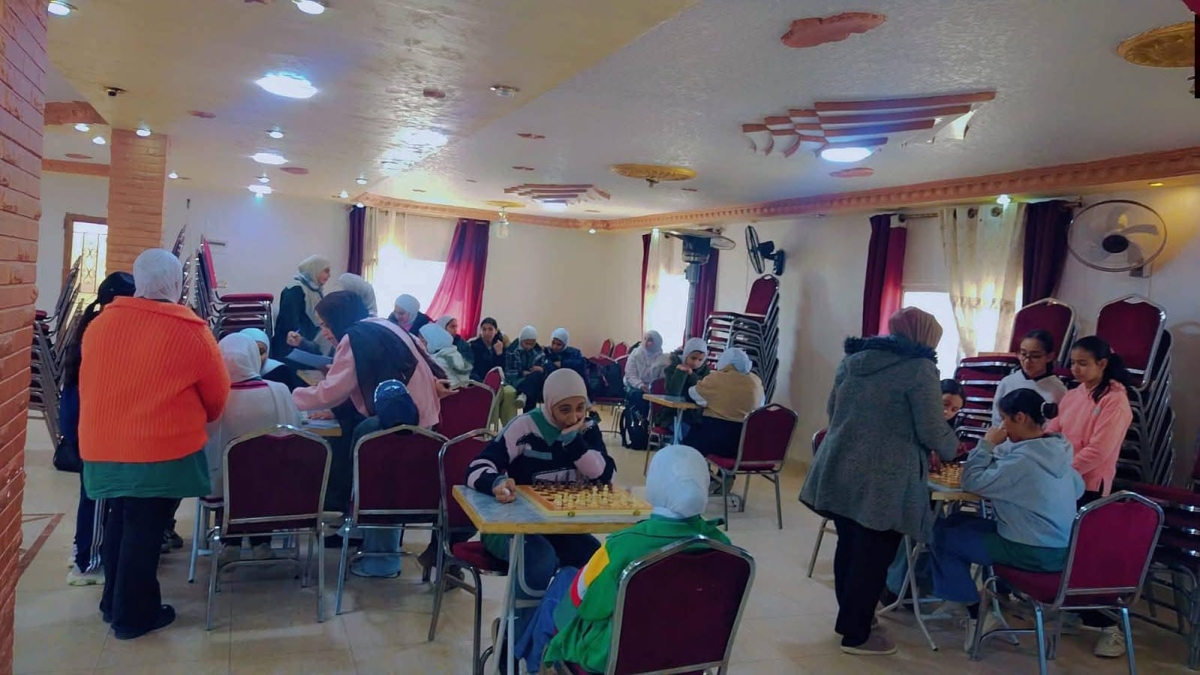 اختتام بطولة الشطرنج في مركز شابات العدنانية بمشاركة 20 شابة