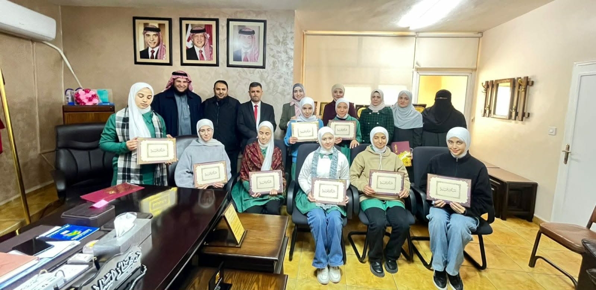 السلامين تكرّم مبدعي اولمبياد العلوم النووية في البترا