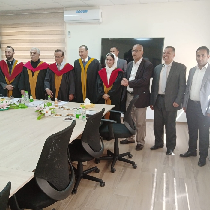 إبراهيم مناور الخالدي يحصل على درجة الماجستير في الإدارة من الجامعة الأردنية