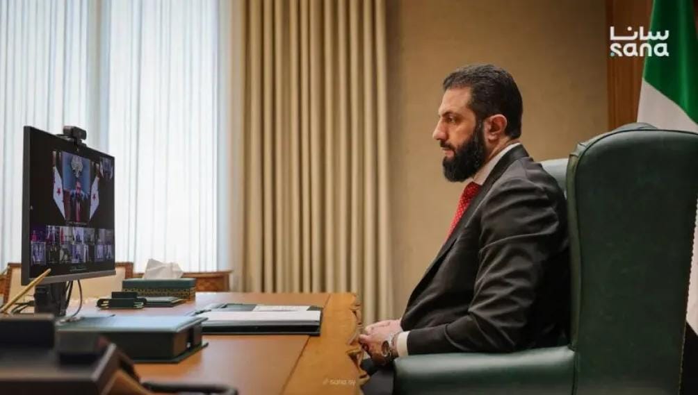 الرئيس أحمد الشرع في اجتماع مع قادة الشرق الأوسط يبعث رسائل قوية لإيران بخصوص سيادة الدول العربية