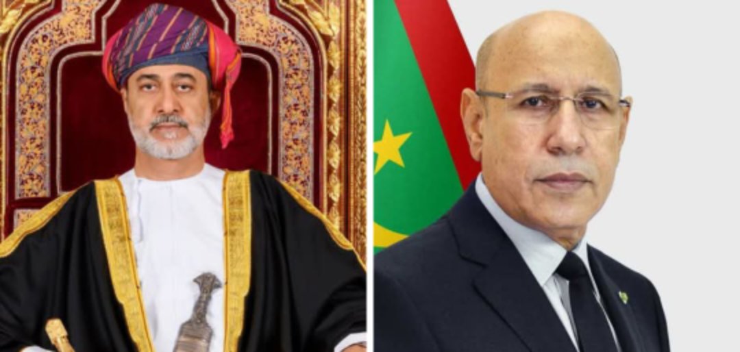 سلطان عمان يبحث مع الرئيس الموريتاني تطورات التصعيد العسكري في المنطقة