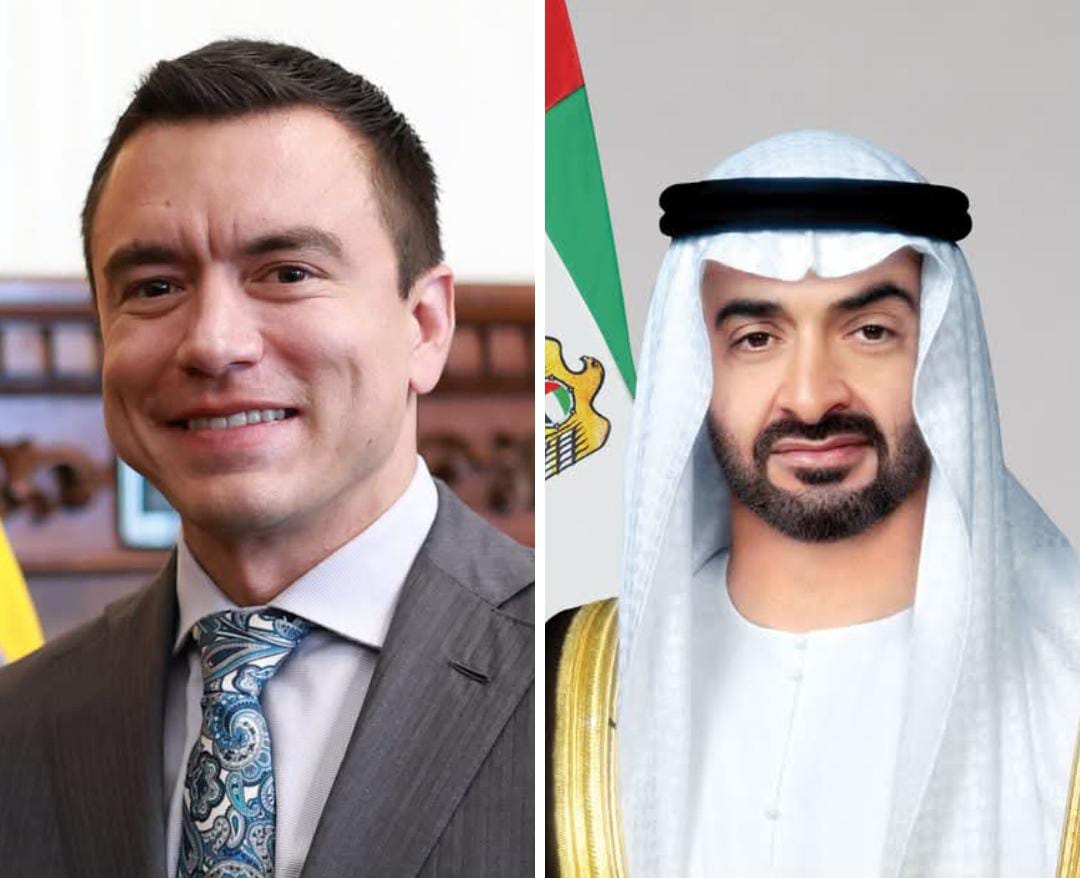 الرئيسان الإماراتي والإكوادوري يؤكدان ضرورة الوقف الفوري للعمليات العسكرية