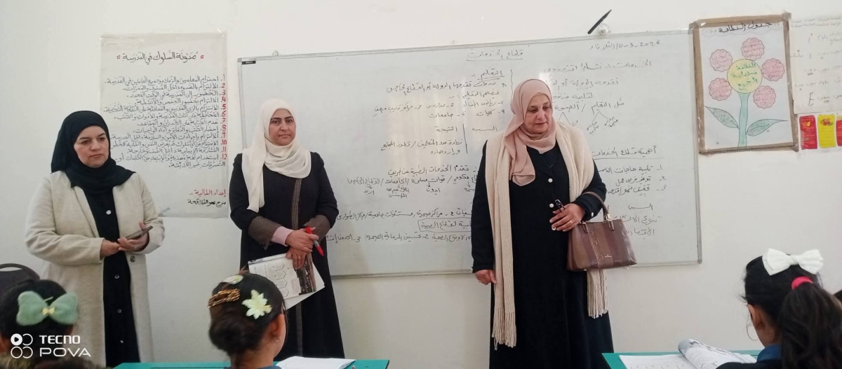 المصري تتفقد واقع العملية التعليمية في مدارس منطقة جحفية