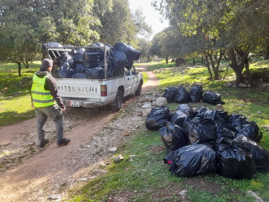 حملات نظافة مكثفة في محافظة عجلون ضمن خطة رمضان وعيد الفطر