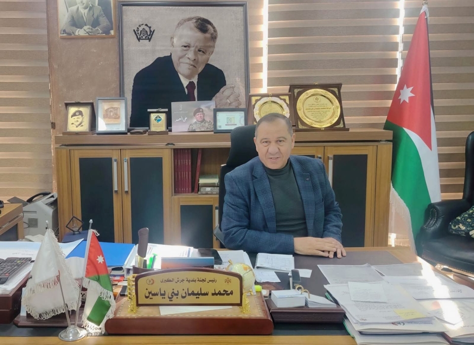 محمد بني ياسين يباشر مهامه في بلدية جرش الكبرى بعد إجازة مرضية