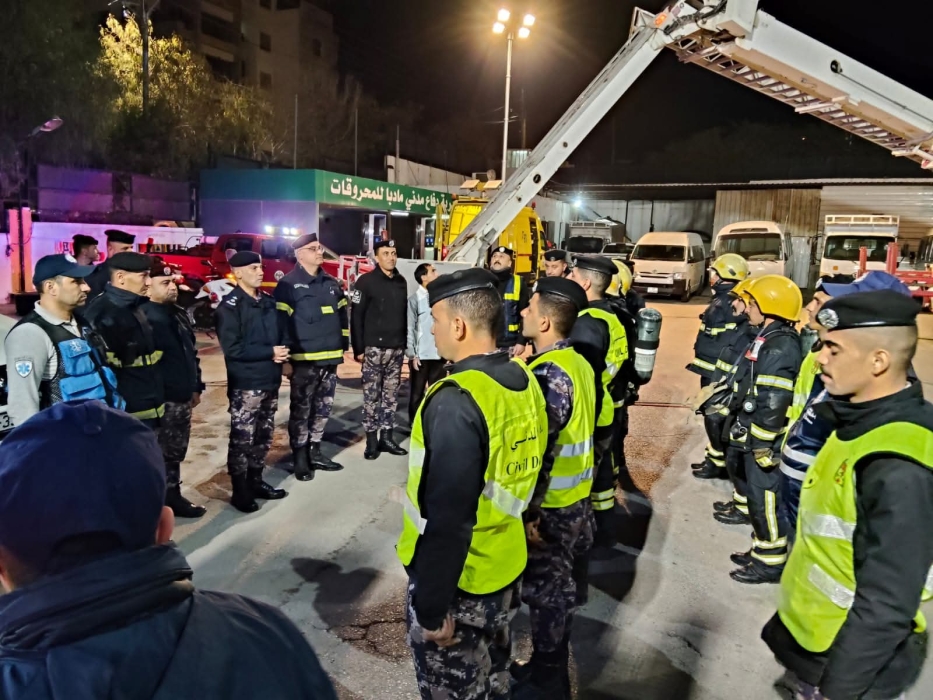 تنفيذ يوم تدريبي ميداني لمديريات الأمن بمشاركة واسعة من مجموعات الإسناد...صور