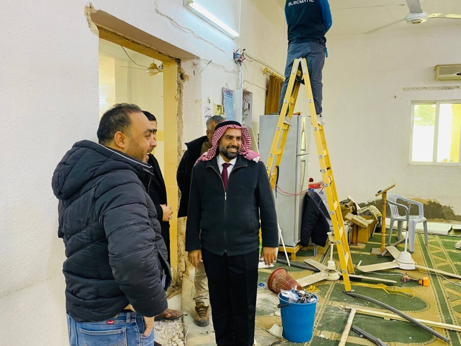 ضمن العناية ببيوت الله.. الزعبي يتفقد أعمال صيانة مسجد المصطبة القديم في جرش