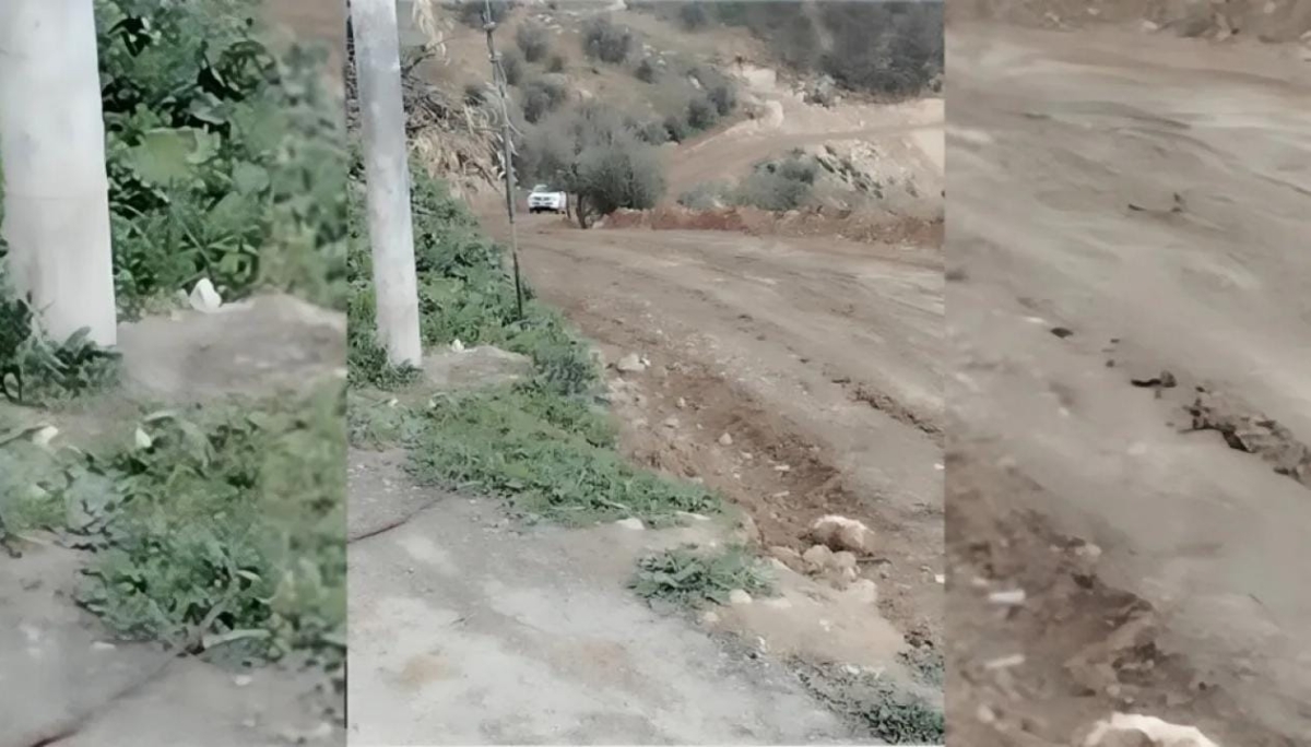 إغلاق احترازي لشارع يربط الكتة بالمنشية والحدادة في جرش بسبب انجراف أتربه