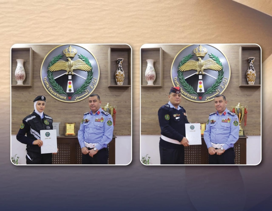 العميد رائد العساف يكرّم موظفين متميزين في شعبة سير العاصمة