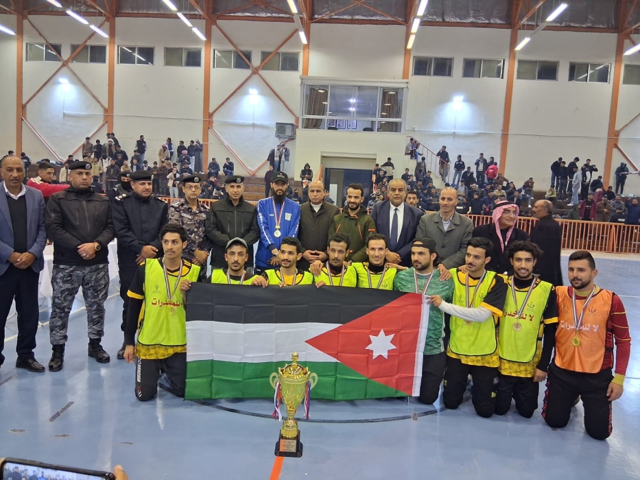 اختتام بطولة المراكز الشبابية الرمضانية لخماسيات كرة القدم 2026 في محافظة الكرك تحت شعار لا للمخدرات والقطرانة يحسم اللقب