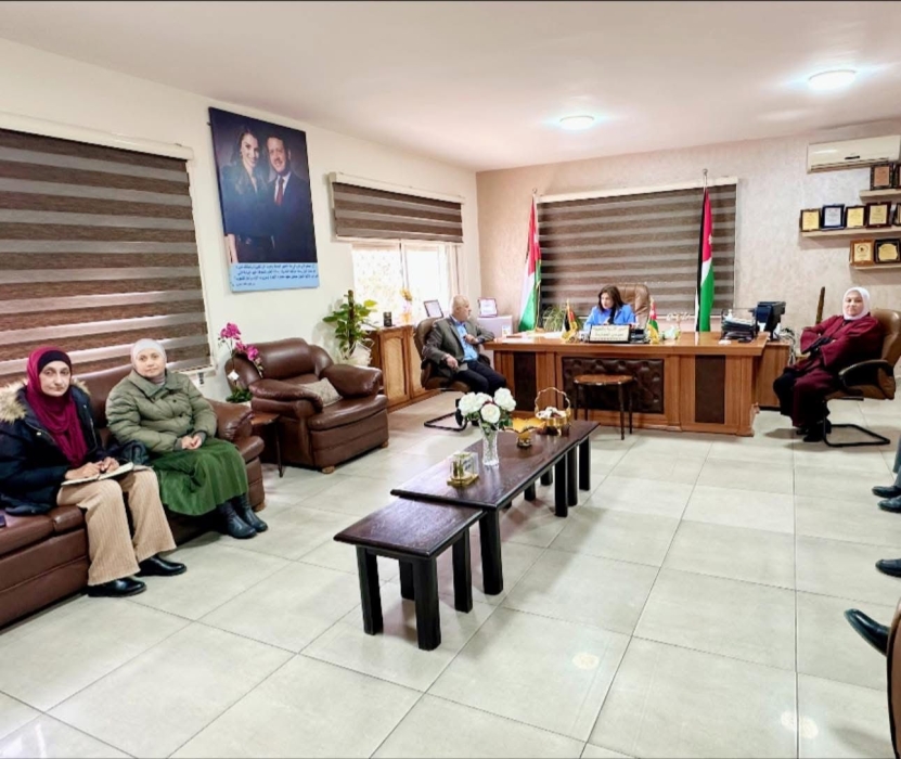 العجارمة تترأس اجتماعاً تحضيرياً لاختبار بيرلز الدولي لطلبة الرابع الأساسي في وادي السير