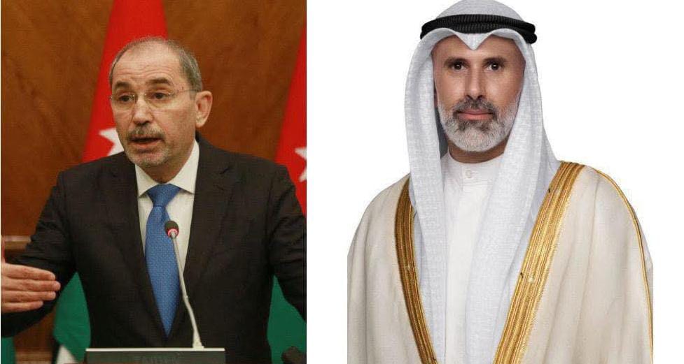 الصفدي ونظيره الكويتي يدينان الاعتداءات الإيرانية ويبحثان تهدئة التصعيد في المنطقة