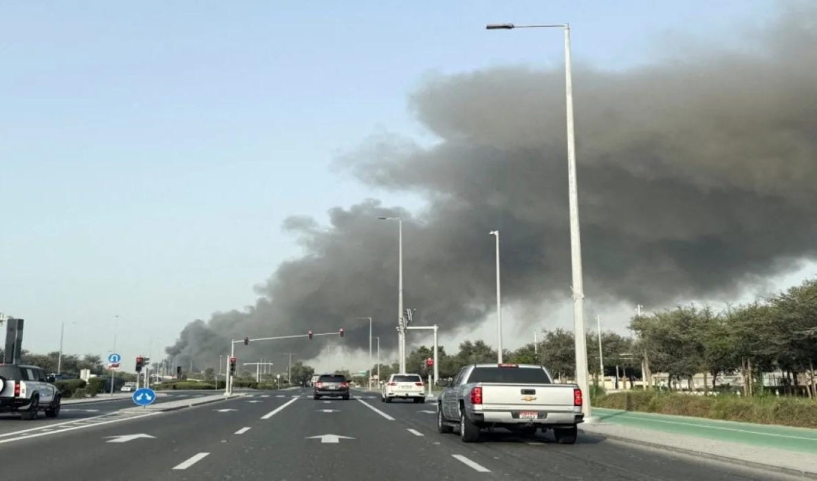 مكتب أبوظبي: هجوم بمسيرة يتسبب في اندلاع حريق بحقل شاه النفطي