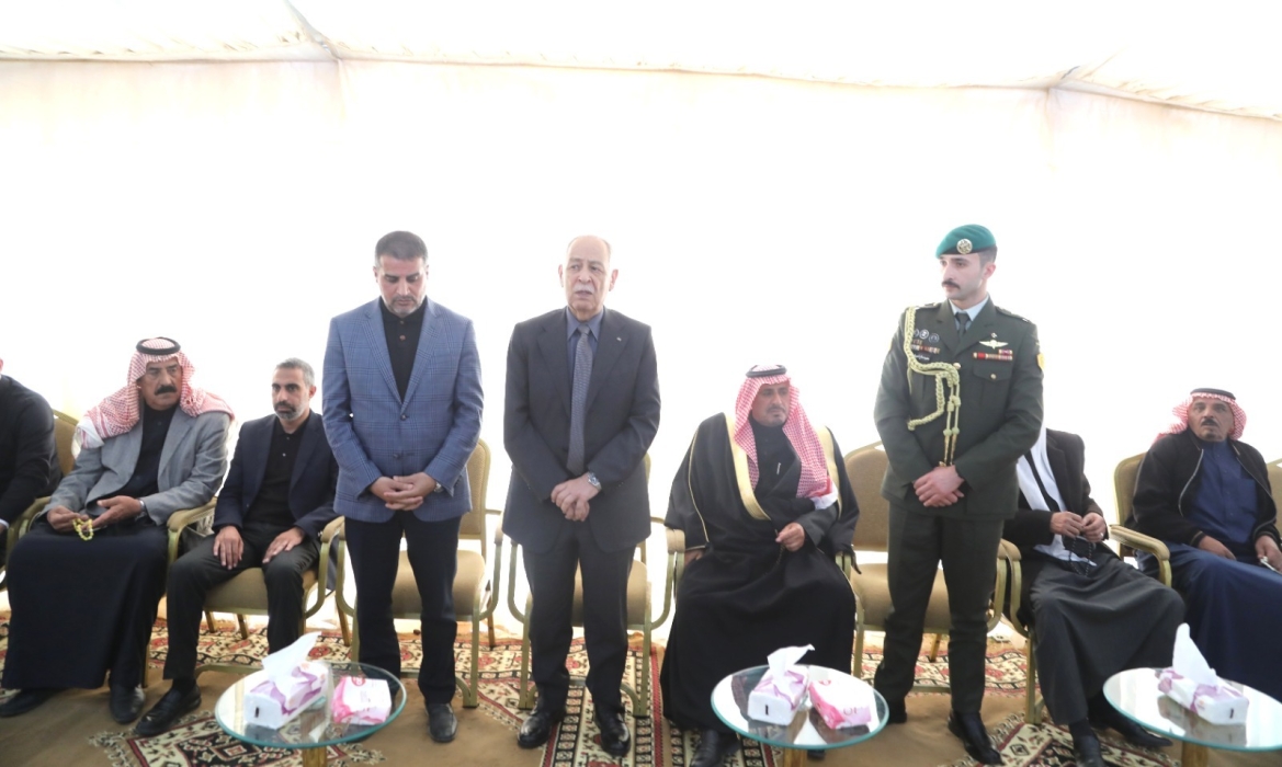 مندوبا عن الملك وولي العهد...العيسوي يعزي العدوان والأحمد