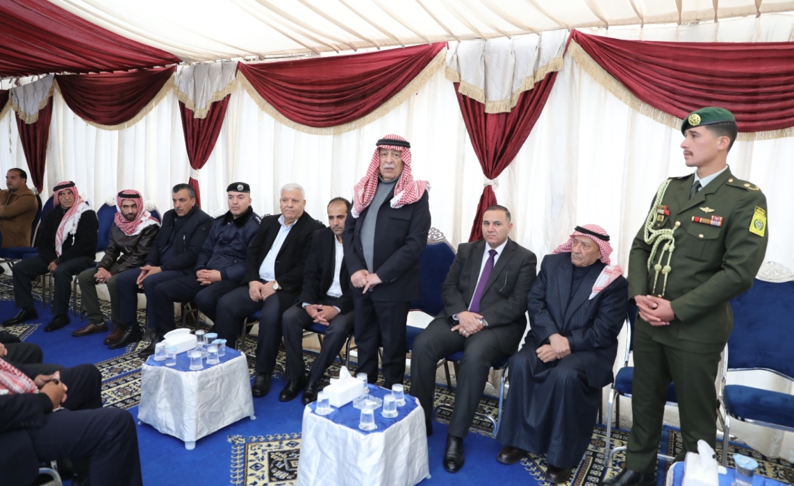 مندوبا عن الملك وولي العهد...العيسوي يعزي عشيرتي الغويري والشحاحدة...صور