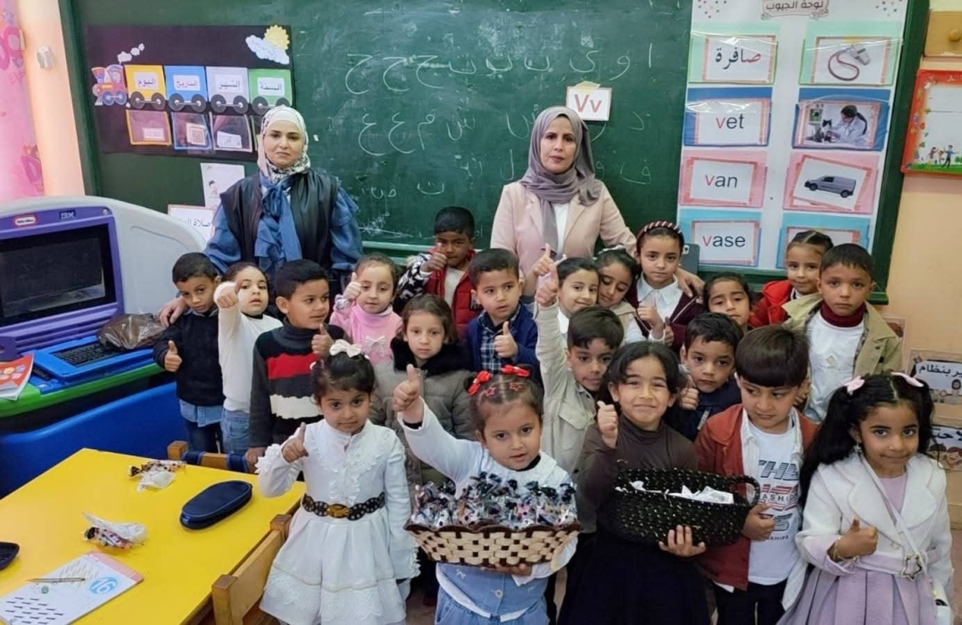 الخريشا تتفقد مدرسة تركي الأساسية المختلطة