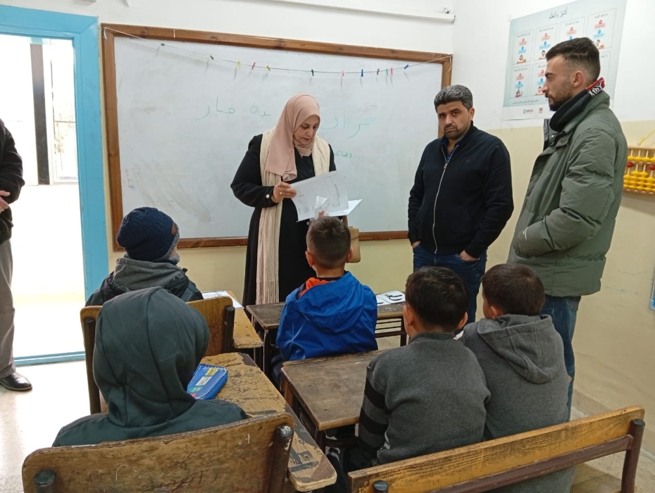 المصري تتفقد سير العملية التعليمية في عدد من مدارس اللواء