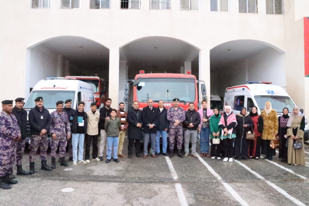 النعيمات يزور مركز دفاع مدني الشوبك بمناسبة ذكرى الكرامة