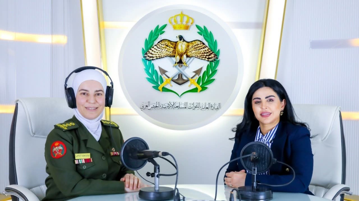 نور مازن الحديد ضيفة نشميات عبر إذاعة الجيش العربي