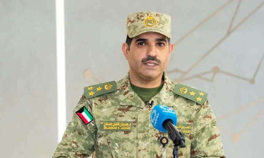 الحرس الوطني الكويتي يعلن أنه أسقط 62 درون و7 طائرات مسيرة منذ بداية العدوان الإيراني